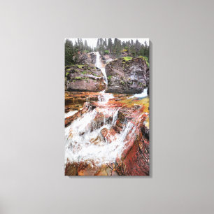 Virginia Falls - Glacier National Park Canvas Print