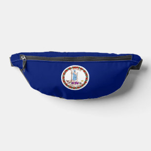 Virginia flag bum bags