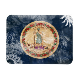 Virginia Flag Magnet