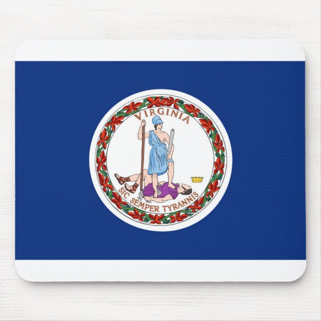 Virginia flag mouse pad (Front)