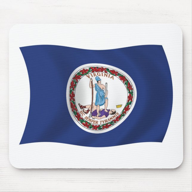 Virginia Flag Mousepad (Front)