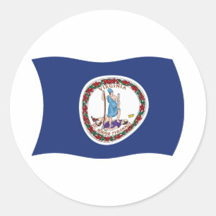 Virginia Flag Sticker