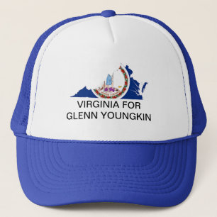 Virginia for GLENN YOUNGKIN GOVERNOR Trucker Hat