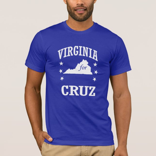 VIRGINIA FOR TED CRUZ T-Shirt (Front)