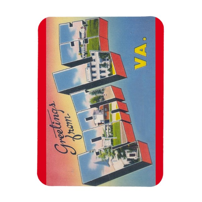 Virginia, Fort Lee Magnet (Vertical)