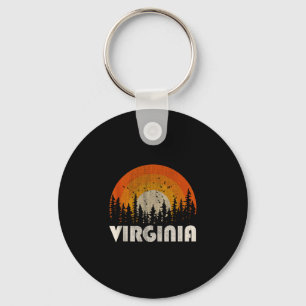 Virginia - funny nature vintage hiking 60s 70s 80s key ring