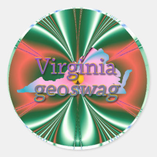 Virginia Geocaching Supplies Stickers Geoswag