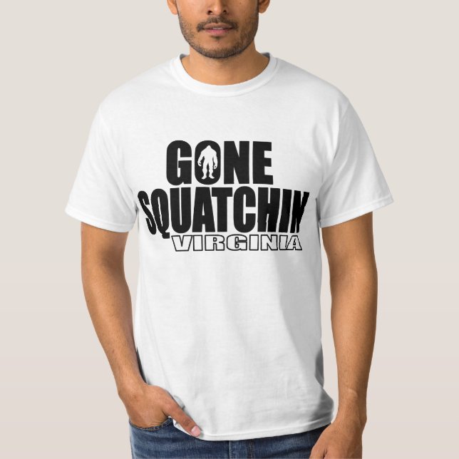 VIRGINIA Gone Squatchin - Original Bobo T-Shirt (Front)
