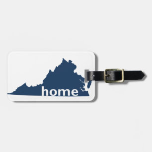 Virginia Home Luggage Tag