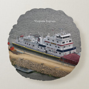 Virginia Ingram round pillow