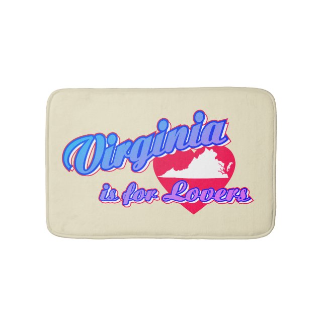 Virginia is For Lovers Bath Mat (Front)