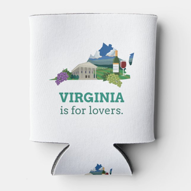 Virginia is for Lovers Can Cooler (Front)