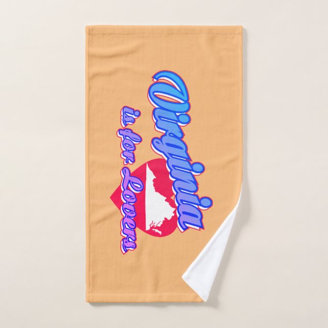 Virginia is for Lovers Hand Towel (Hand Towel)