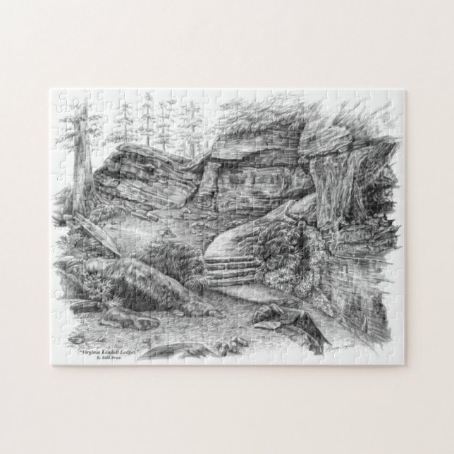 Virginia Kendall Ledges Trail (CVNP) Jigsaw Puzzle (Horizontal)