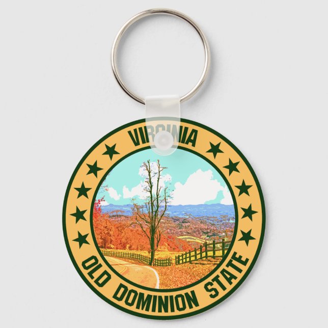 Virginia                                           key ring (Front)
