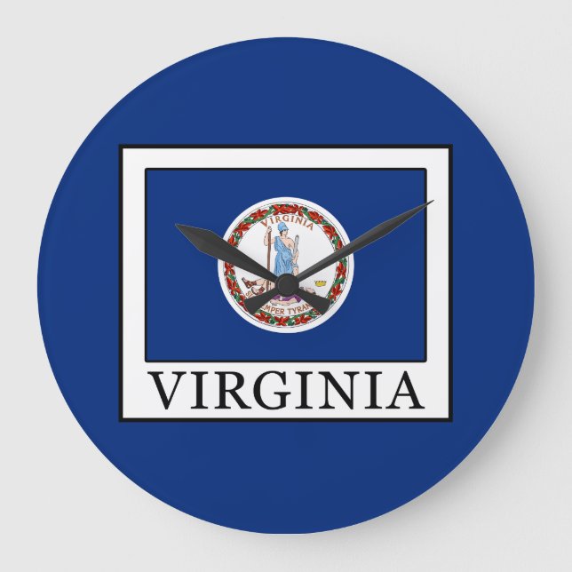 Virginia Large Clock (Front)