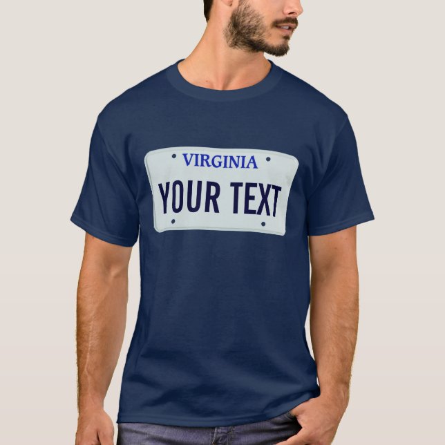 Virginia license plate T-Shirt (Front)
