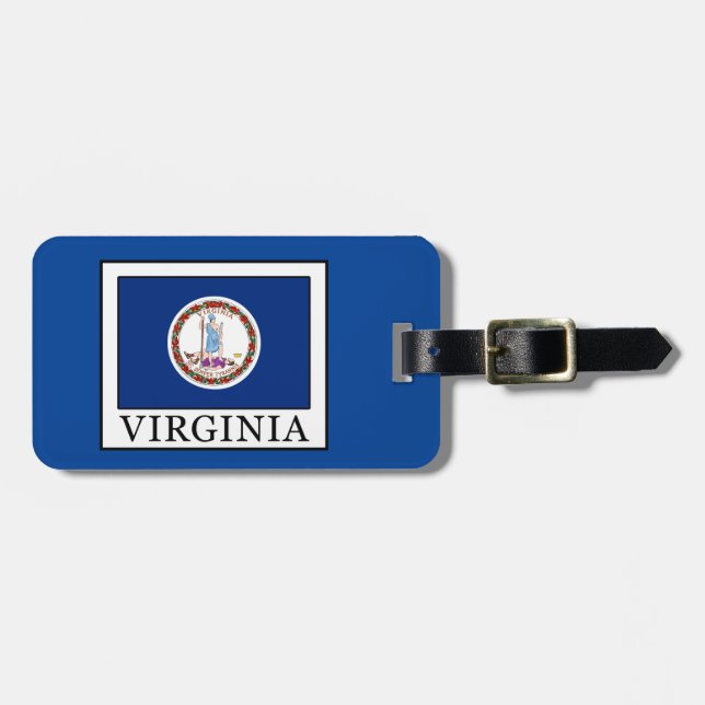 Virginia Luggage Tag (Front Horizontal)