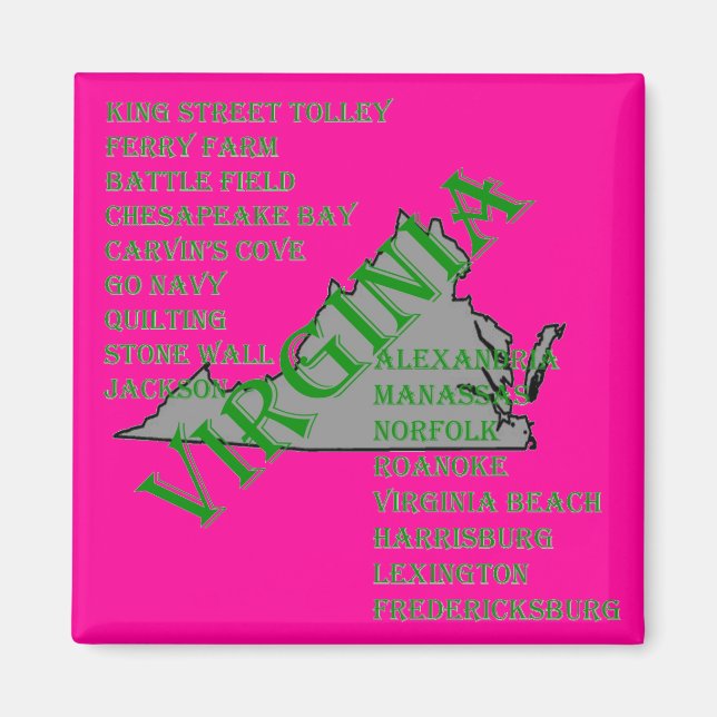 VIRGINIA MAGNET (Front)