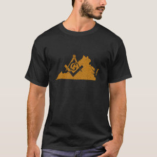 Virginia Masons Grand Lodge AF&AM Freemason Father T-Shirt