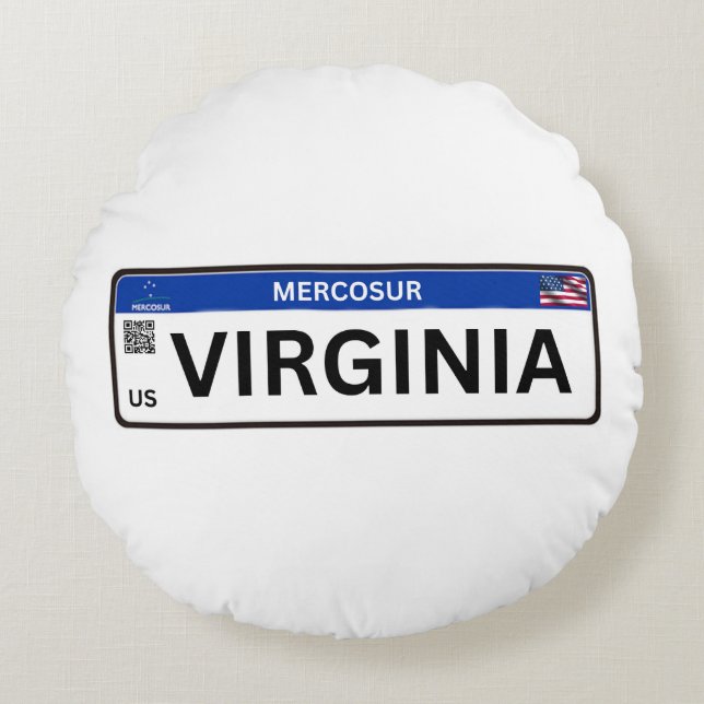 Virginia Mercosur Round Cushion (Front)