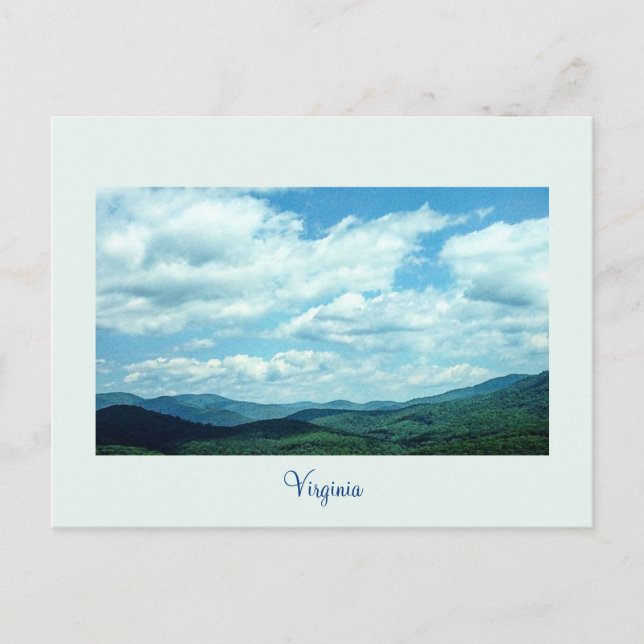 Virginia Mountain View Post Card (Front)