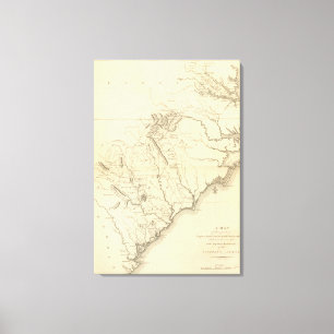Virginia, North Carolina, South Carolina 2 Canvas Print