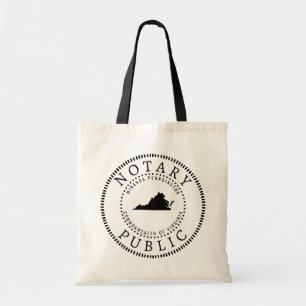 Virginia Notary Public Personalised Tote Bag