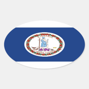 Virginia Oval Sticker