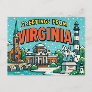 VIRGINIA Postcard