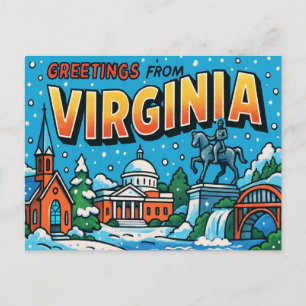 VIRGINIA Postcard