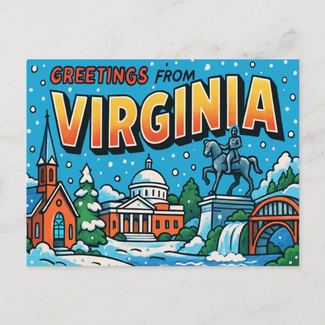 VIRGINIA Postcard (Front)