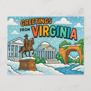 VIRGINIA Postcard