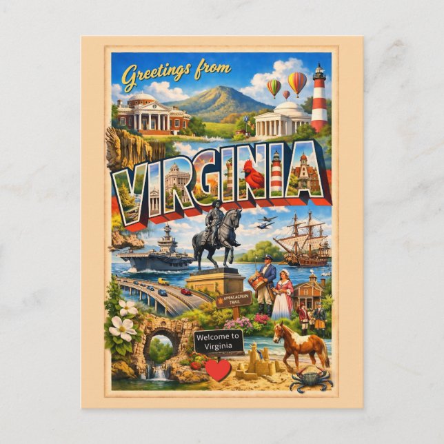 Virginia Postcard (Front)