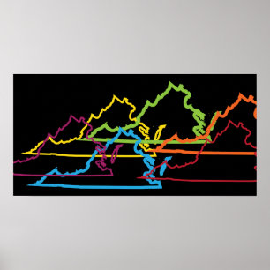 virginia pride blur poster