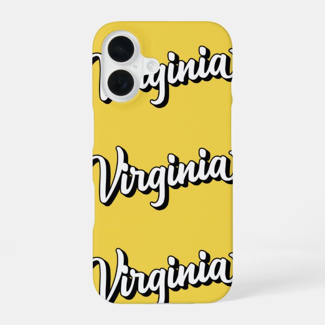 Virginia Pride iPhone 16 Pro Case (Back)