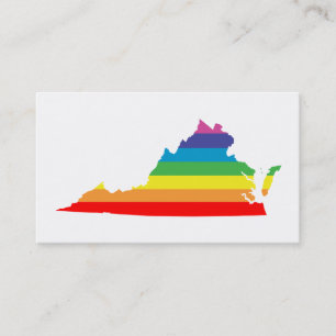 virginia rainbow business card