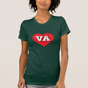 Virginia Red Heart - I love VA T-Shirt