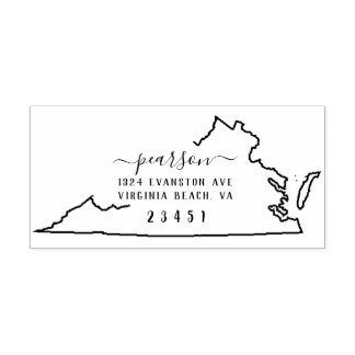 Virginia Return Address Stamp Self-Inking