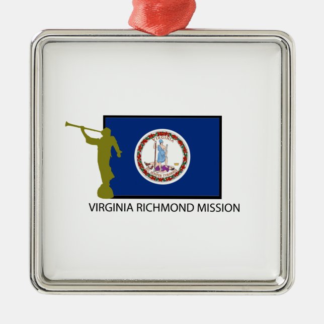 VIRGINIA RICHMOND MISSION LDS CTR METAL TREE DECORATION (Front)