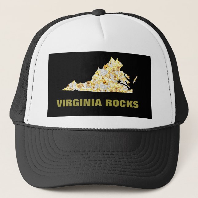 VIRGINIA ROCKS TRUCKER HAT (Front)