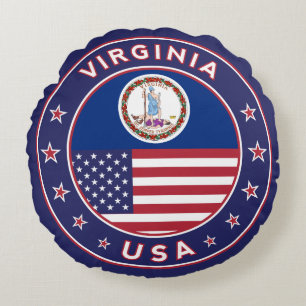 Virginia  round cushion