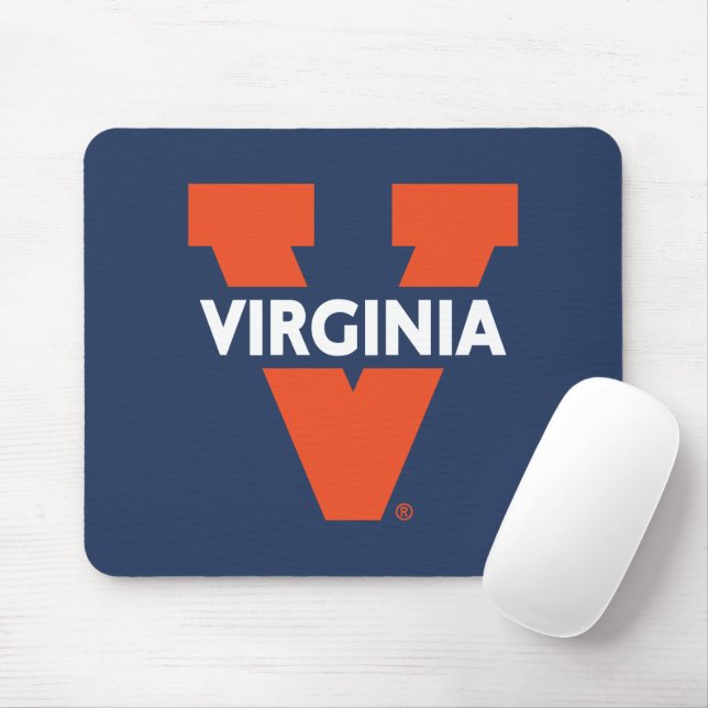 Virginia Split V Mouse Pad (With Mouse)