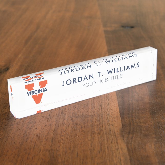 Virginia Split V Nameplate (Side)