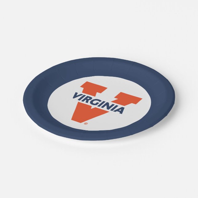 Virginia Split V Paper Plate (Angled)