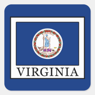Virginia Square Sticker