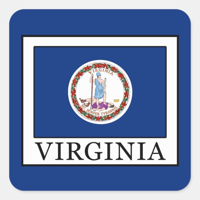 Virginia Square Sticker (Front)