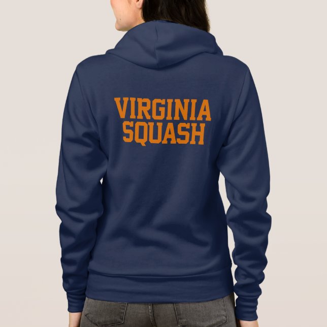 Virginia Squash women's hoodie (Back)