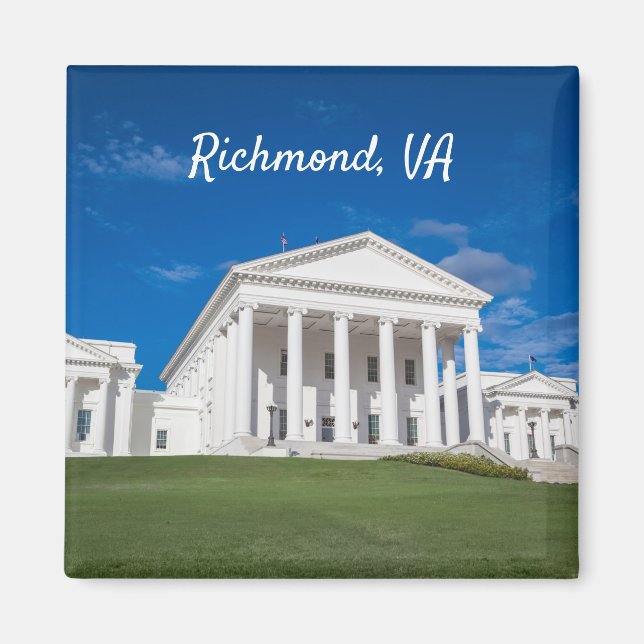 Virginia State Capitol Building Magnet (Front)