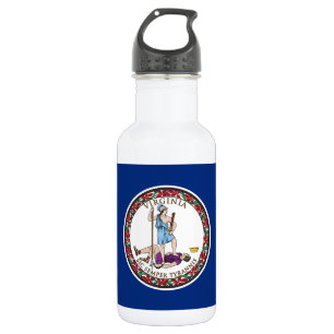 Virginia State Flag 532 Ml Water Bottle